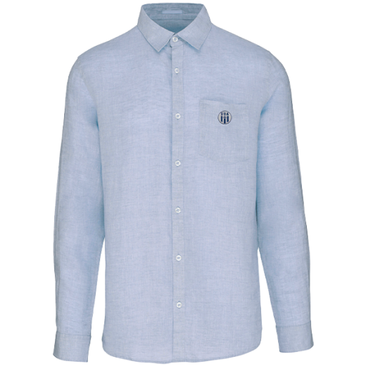 CHEMISE BLEUE LIN